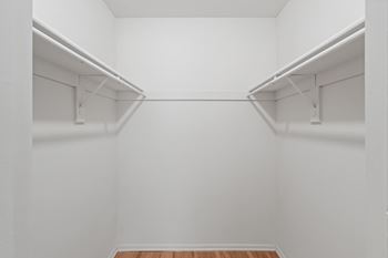 Spacious closets